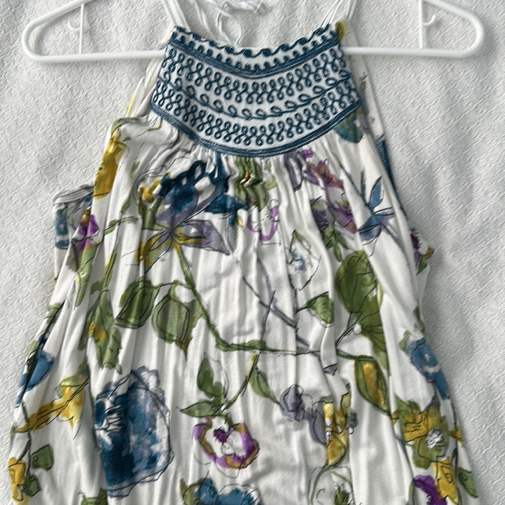 One September Sleeveless Floral Top - Sz S